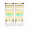 2 Liqueurs de vodka <br> citron-menthe - Oneshot